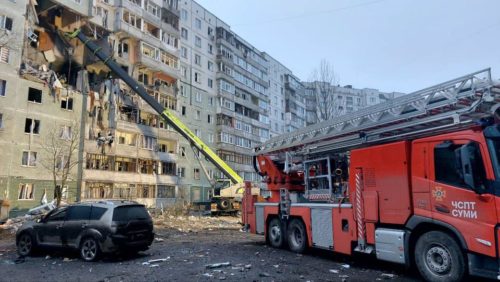 У храмах Сумської єпархії моляться за постраждалих від російського авіаудару по Сумах