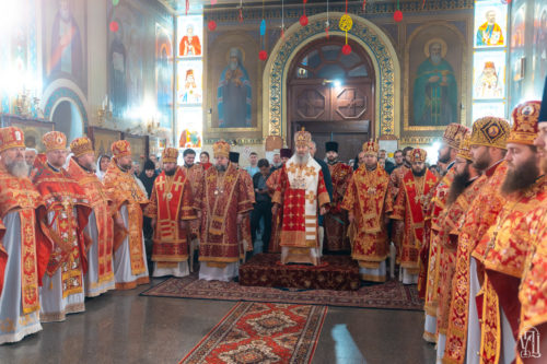 Предстоятель очолив престольне свято храму великомученика Георгія у Києві