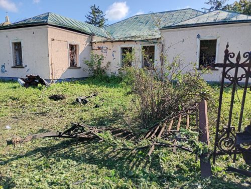Внаслідок російського обстрілу постраждала будівля єпархіального управління у Білій Церкві
