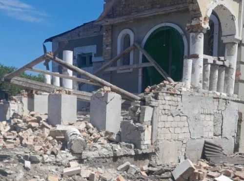 Внаслідок російського обстрілу зазнав руйнації Димитрівський храм у селі Золотий Колодець на Донеччині