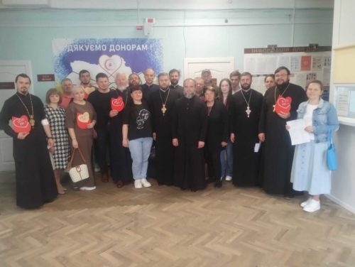 Духовенство і віряни Рівненської єпархії здали кров для онкохворих дітей