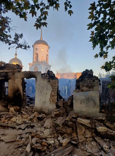 Російські війська обстріляли найстаріший храм Херсона