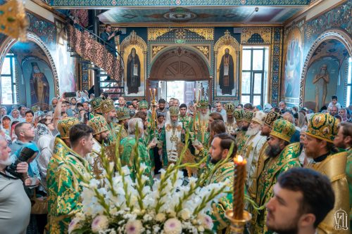 Предстоятель очолив Божественну літургію з нагоди дня пам’яті преподобного Антонія Печерського