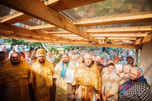 Керуючий Хмельницькою єпархією звершив Літургію в переобладнаному під храм будинку
