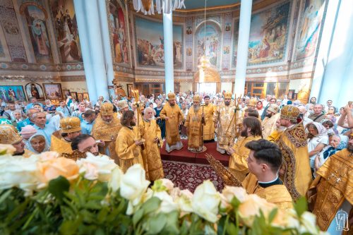 Предстоятель очолив престольне свято Ольгинського собору у Києві