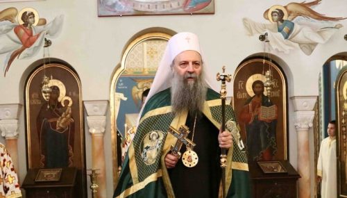 Молитовно бажаємо, щоб під Вашою опікою Свята Церква і надалі зростала в істині Христовій, — Предстоятель Сербської Церкви Патріарх Порфирій привітав Блаженнішого Митрополита Онуфрія з річницею інтронізації