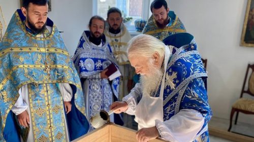 У Хустській єпархії освятили престол в новозбудованому Успенському храмі