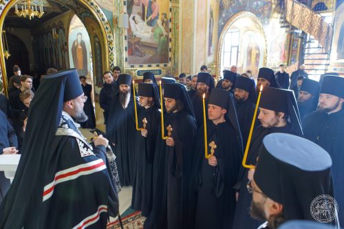 У Києво-Печерській Лаврі відбувся чернечий постриг студентів КДАіС